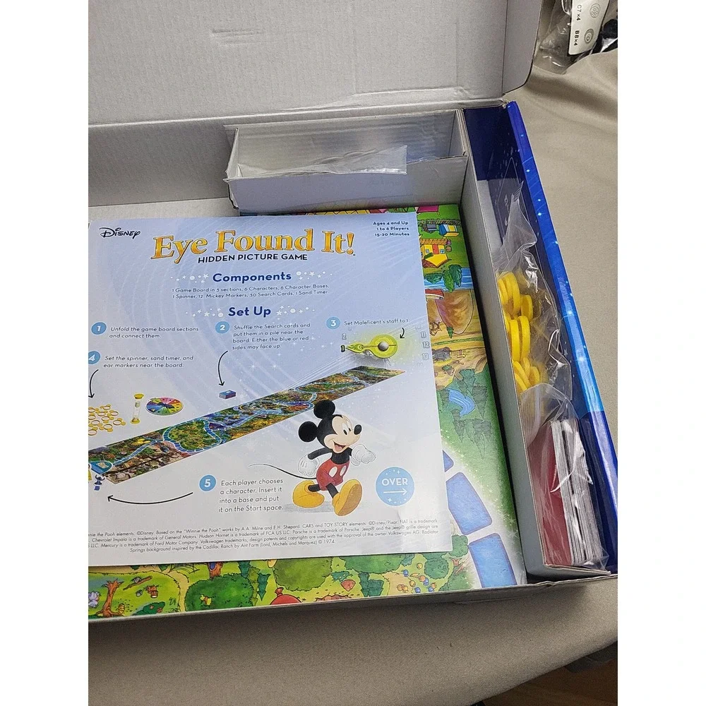Disney Eye‎ Found It Hidden Picture Board Game Complete Excellent Condition